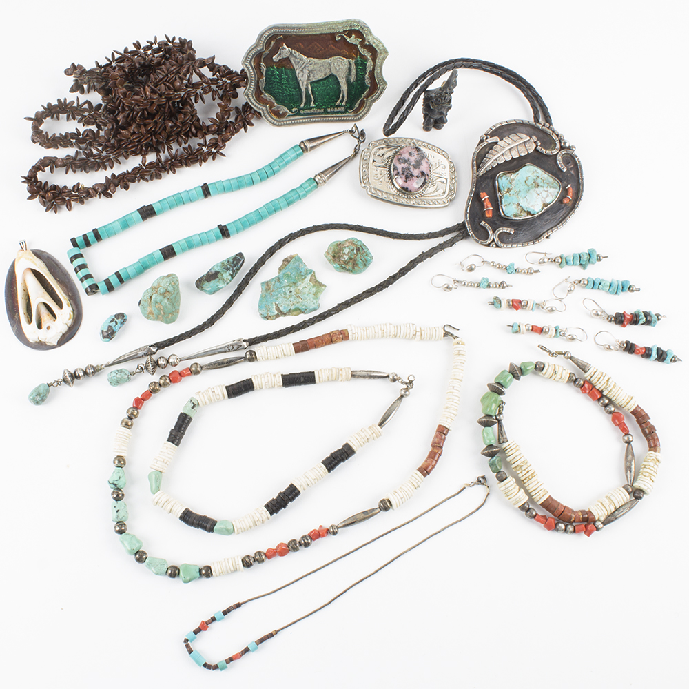 Assorted Tourquoise and Costume Jewelry
