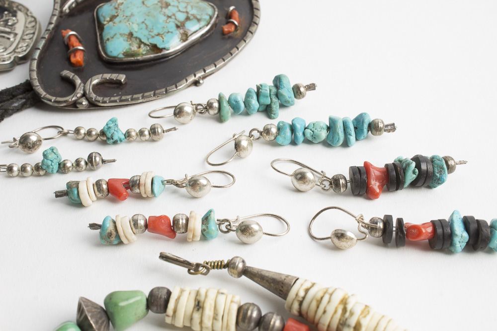 Assorted Tourquoise and Costume Jewelry