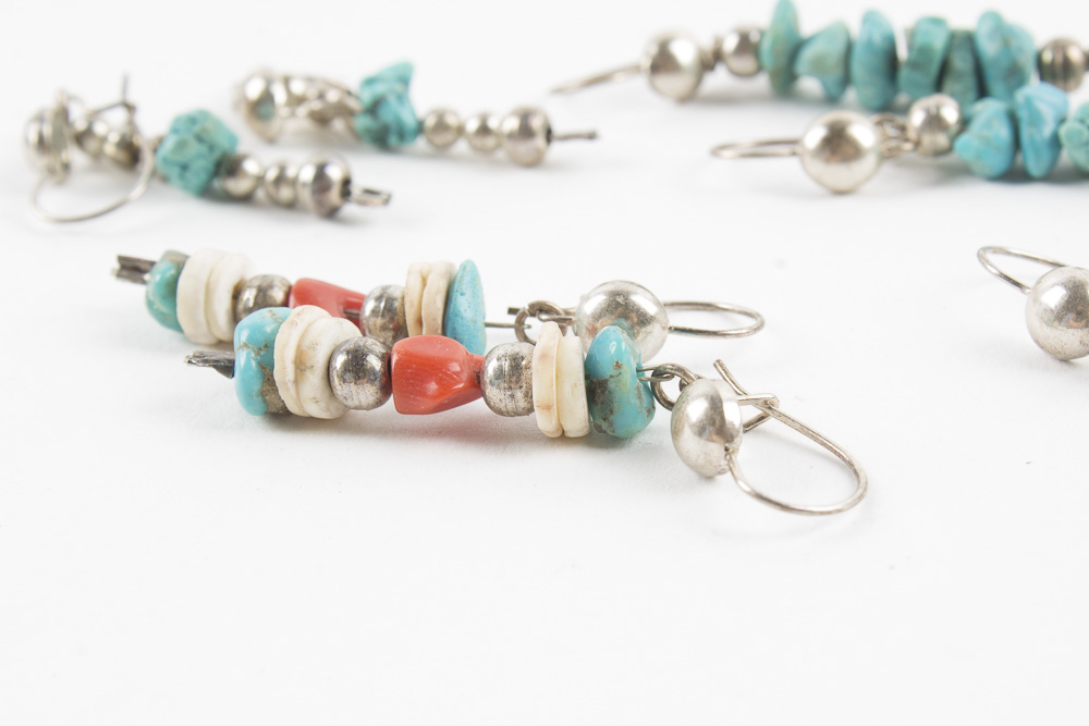 Assorted Tourquoise and Costume Jewelry