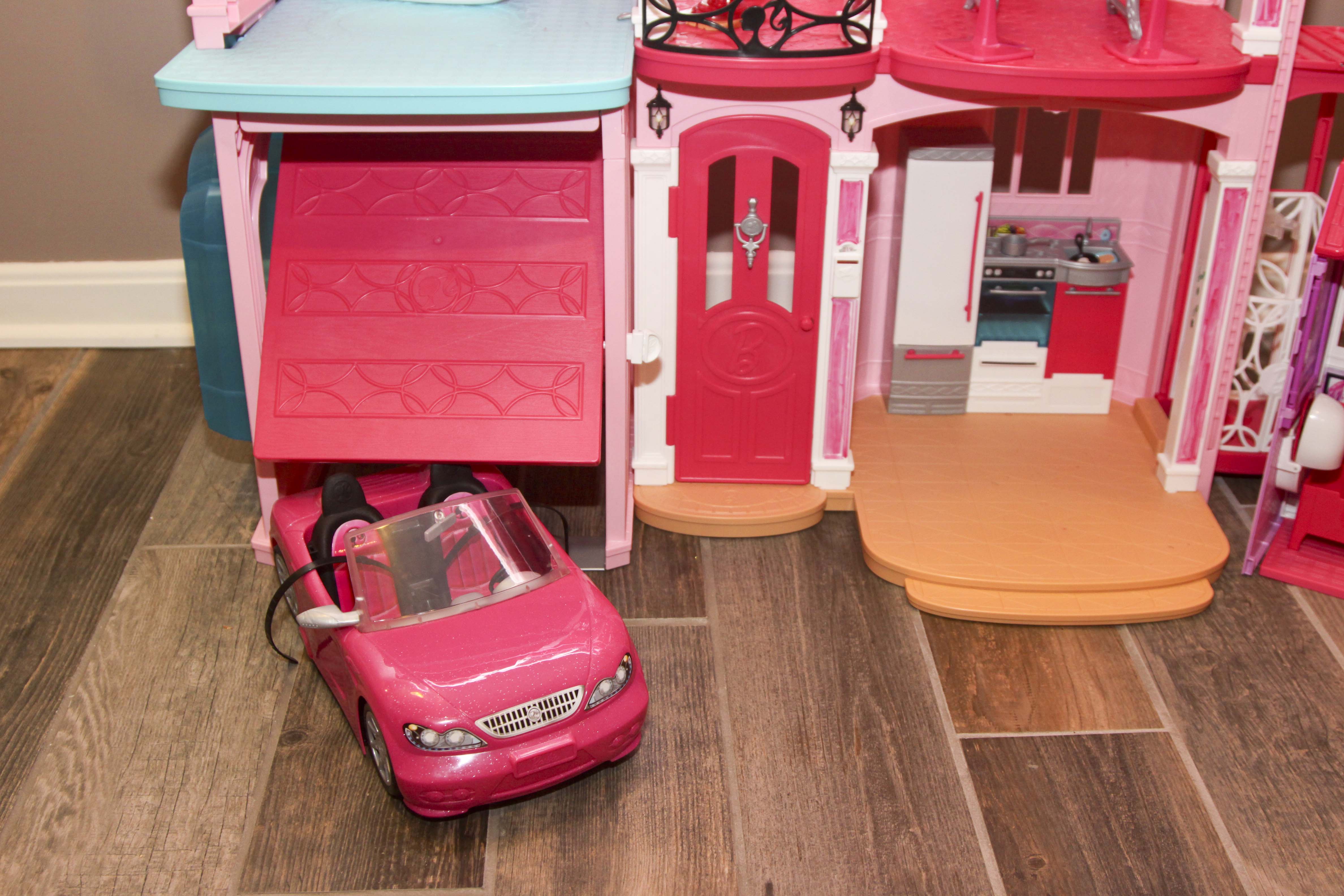Barbie Townhouse with Furniture and Car