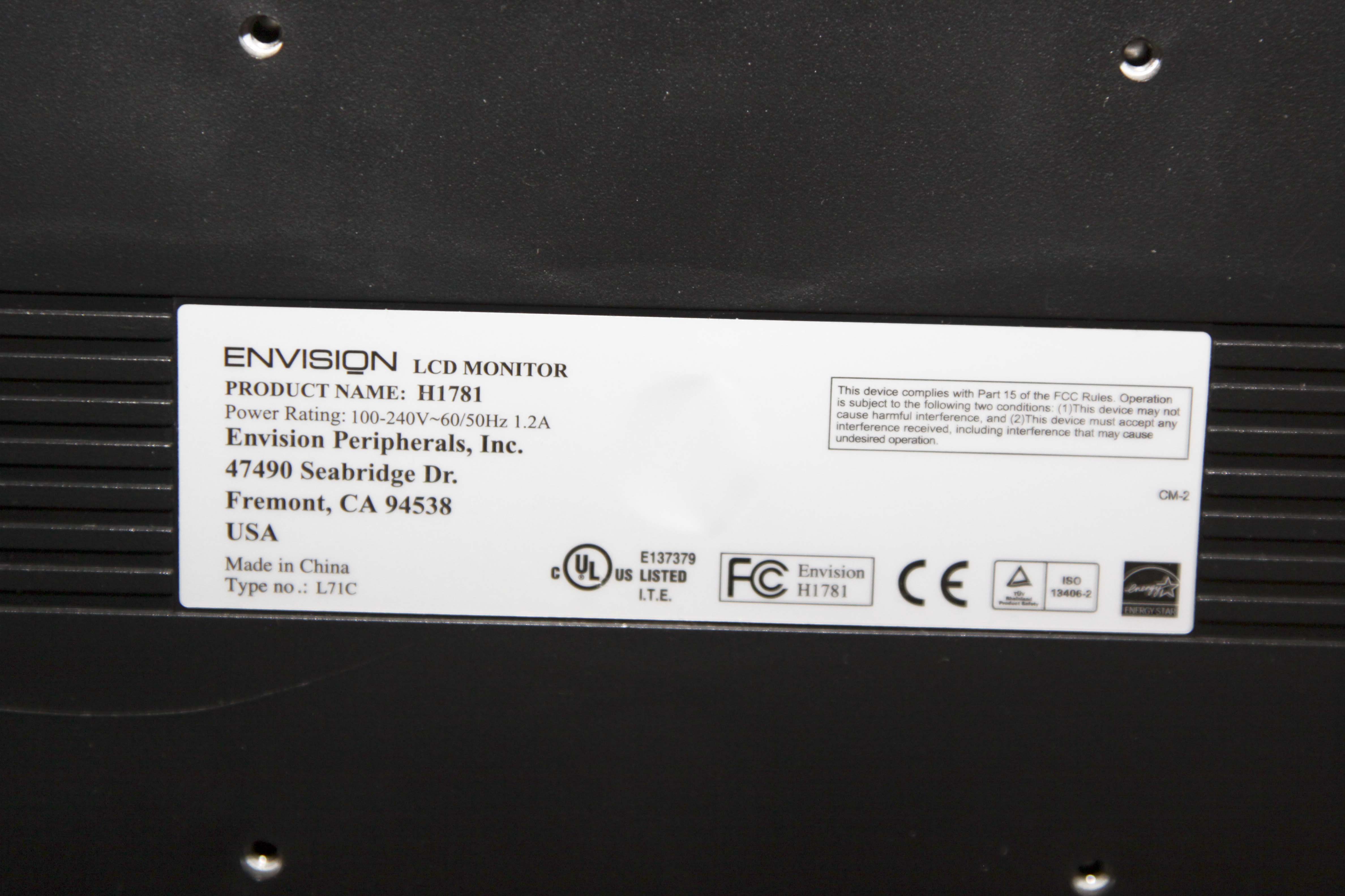 Insignia LCD 20" Television Monitors and Web Cam