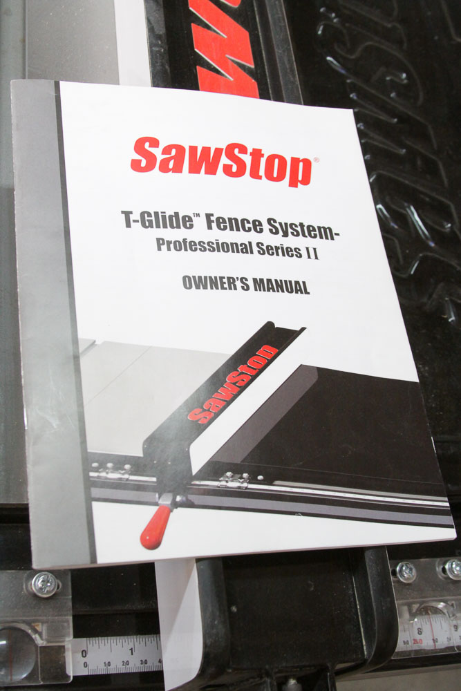 SawStop Contractor Saw and Brake Cartridge