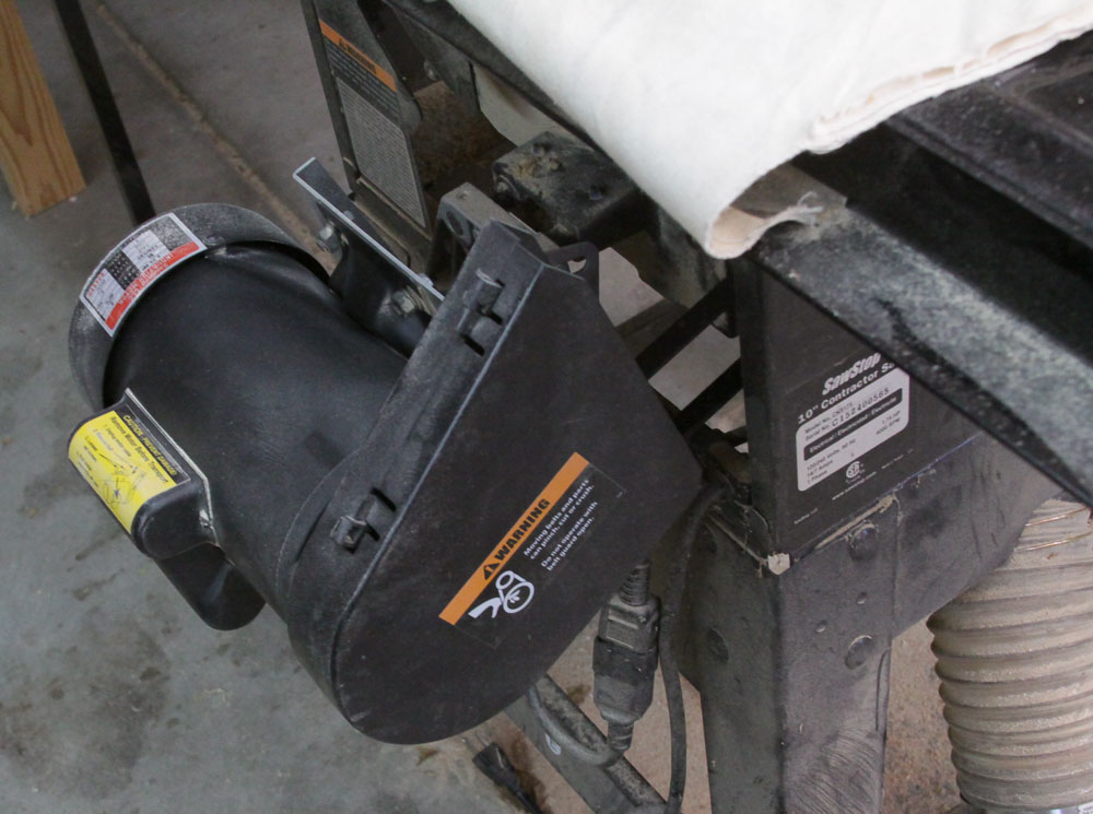 SawStop Contractor Saw and Brake Cartridge