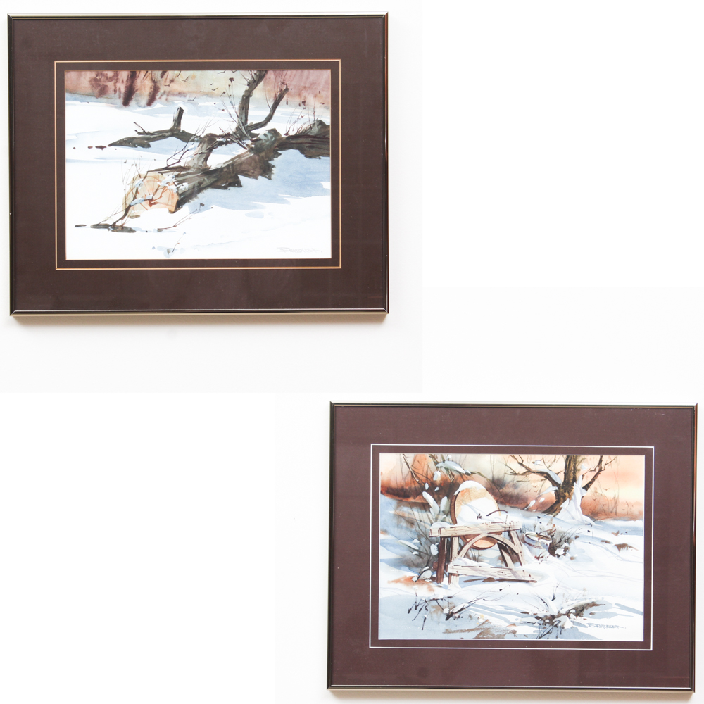 Robert Brubaker Watercolor Landscapes