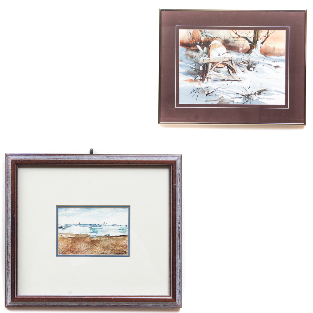 Robert Brubaker Watercolor Landscapes