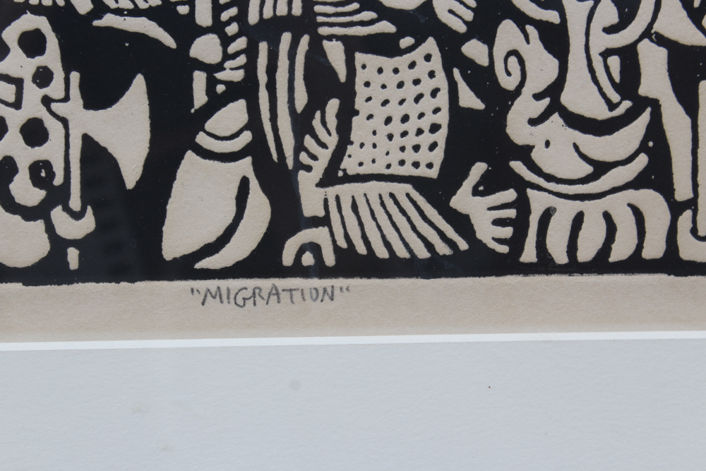 Sergio Gonzalez-Tornero Limited Edition Etching "Migration"