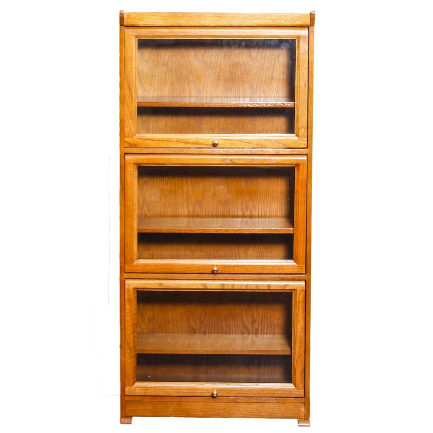 Oak Barrister Bookcase