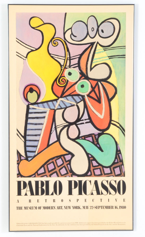 1980 Picasso Retrospective Exhibition Poster from MOMA