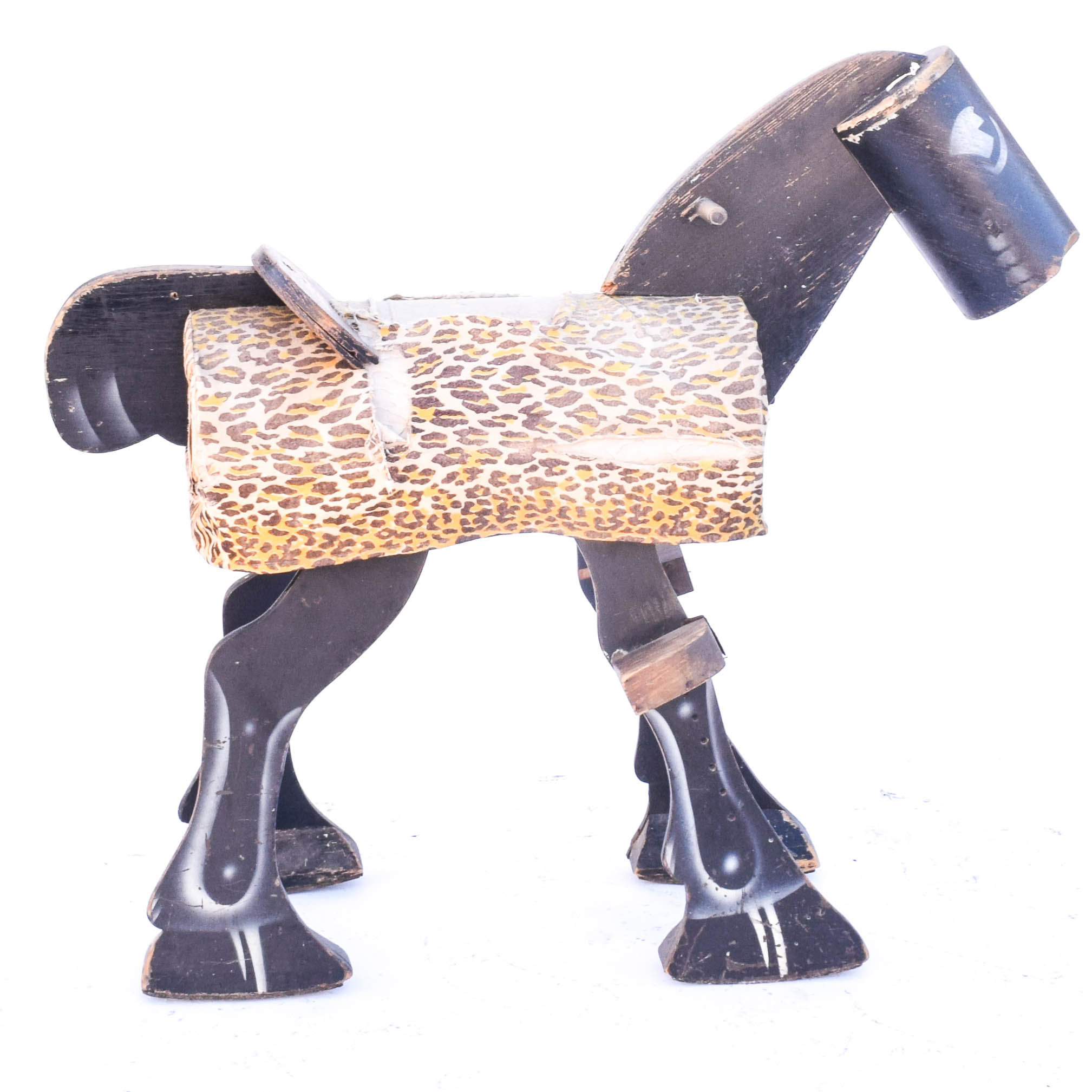 Vintage Wooden Horse Toy