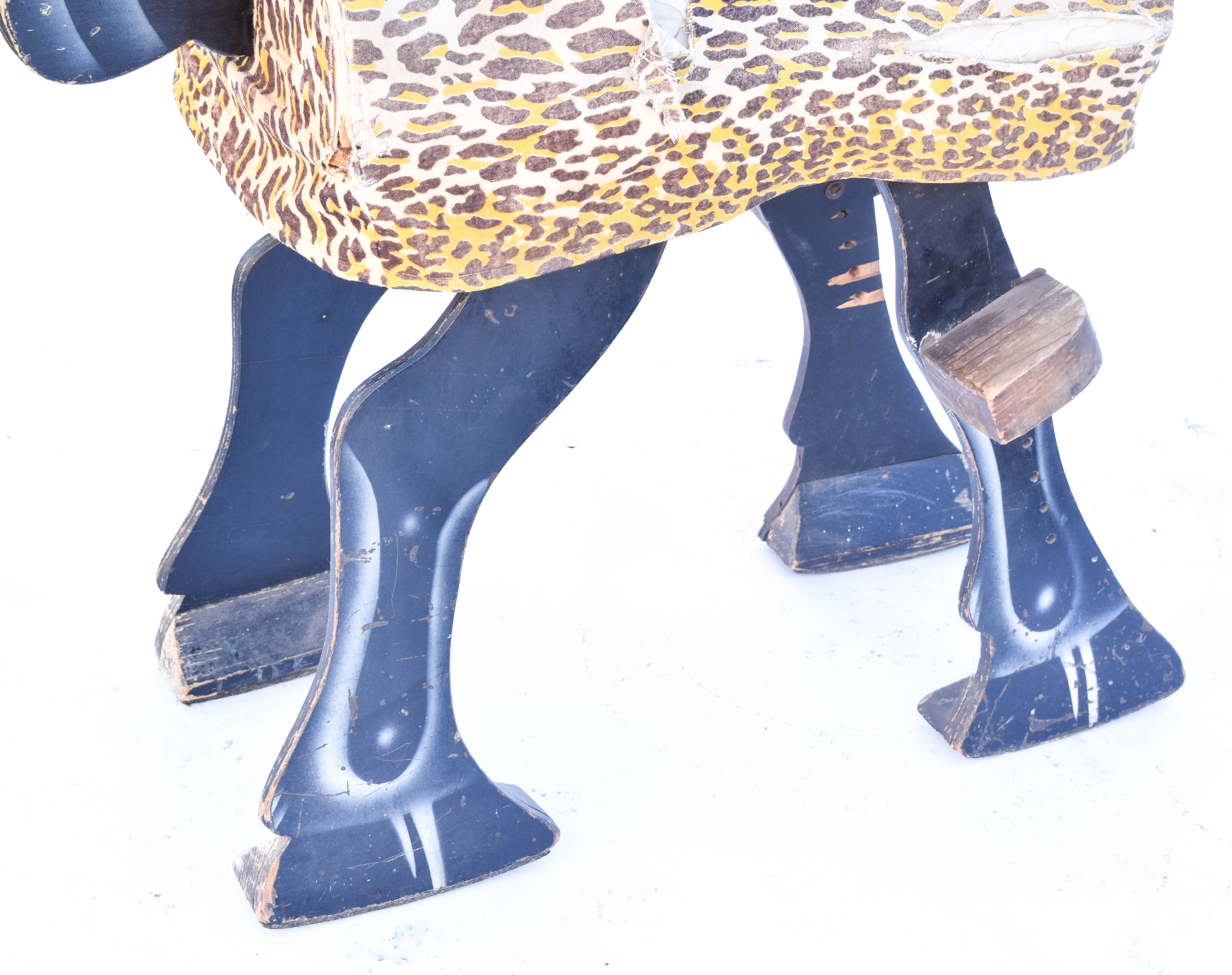 Vintage Wooden Horse Toy