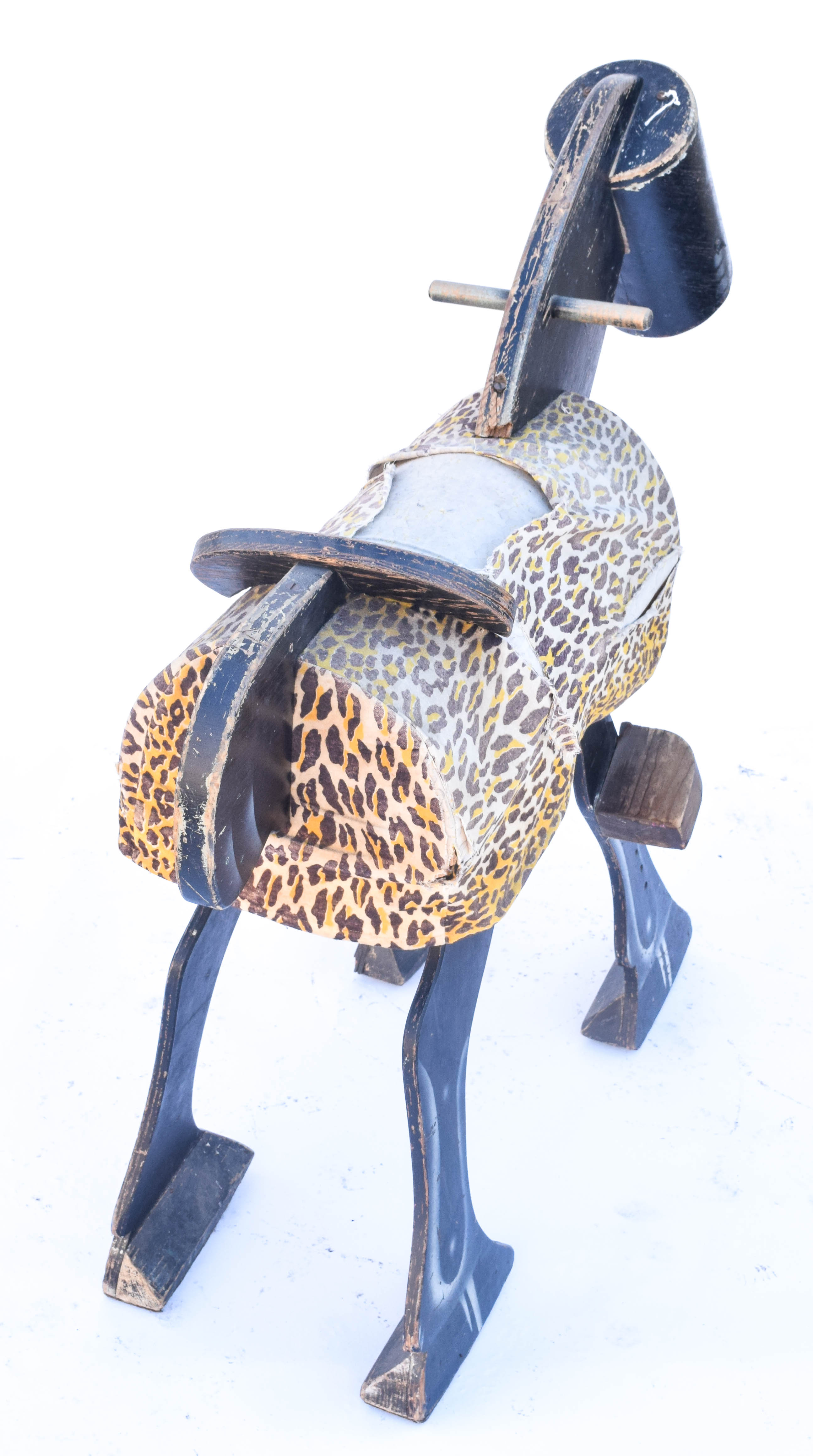 Vintage Wooden Horse Toy