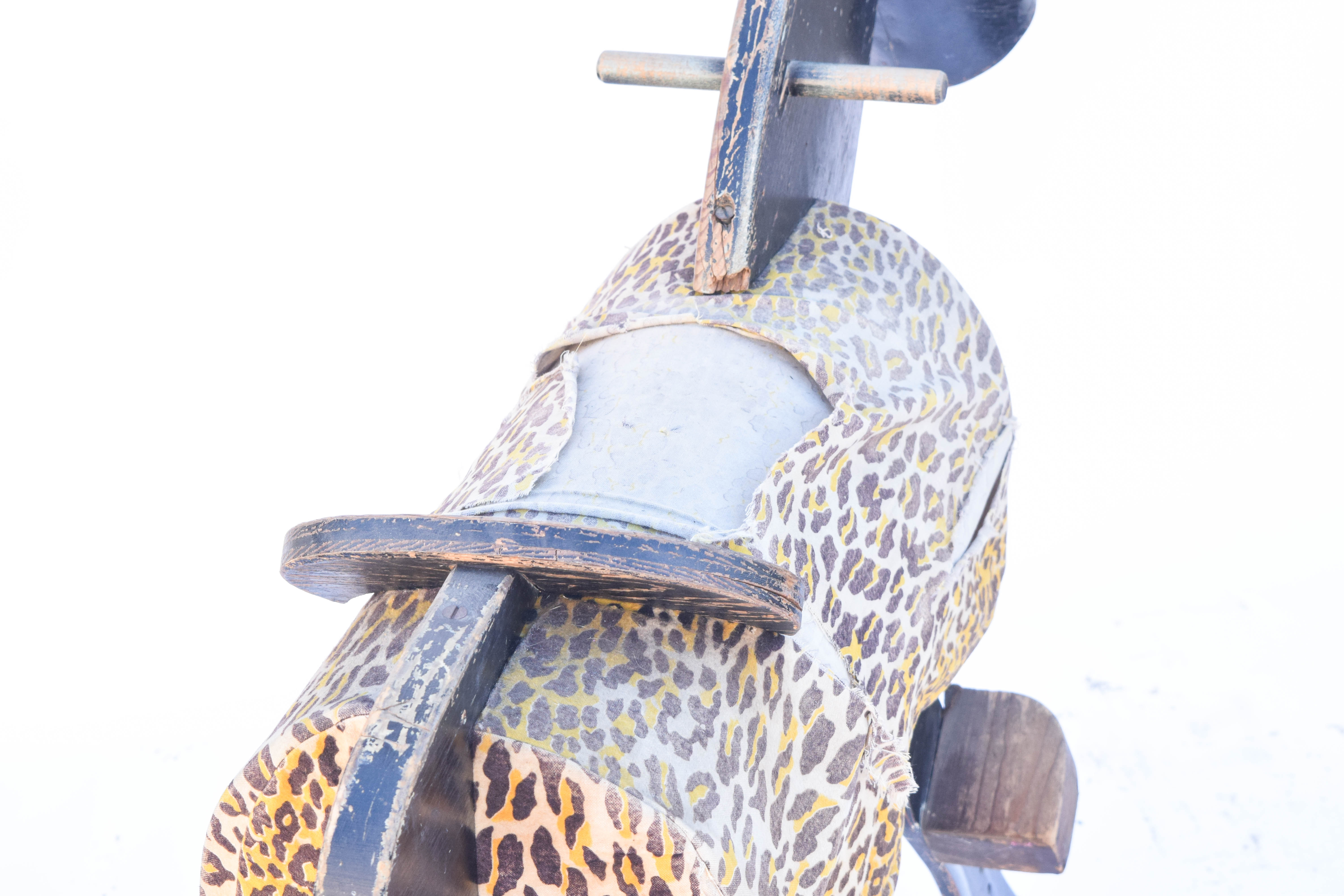 Vintage Wooden Horse Toy