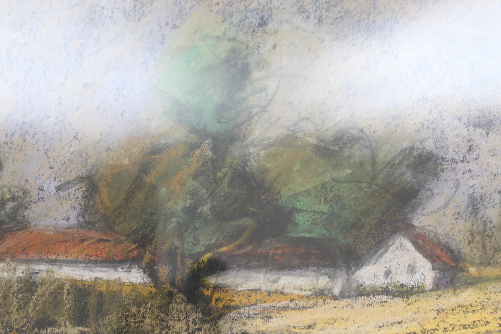 Istvan Torok Pastel Landscape