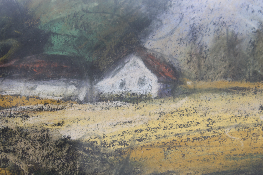 Istvan Torok Pastel Landscape