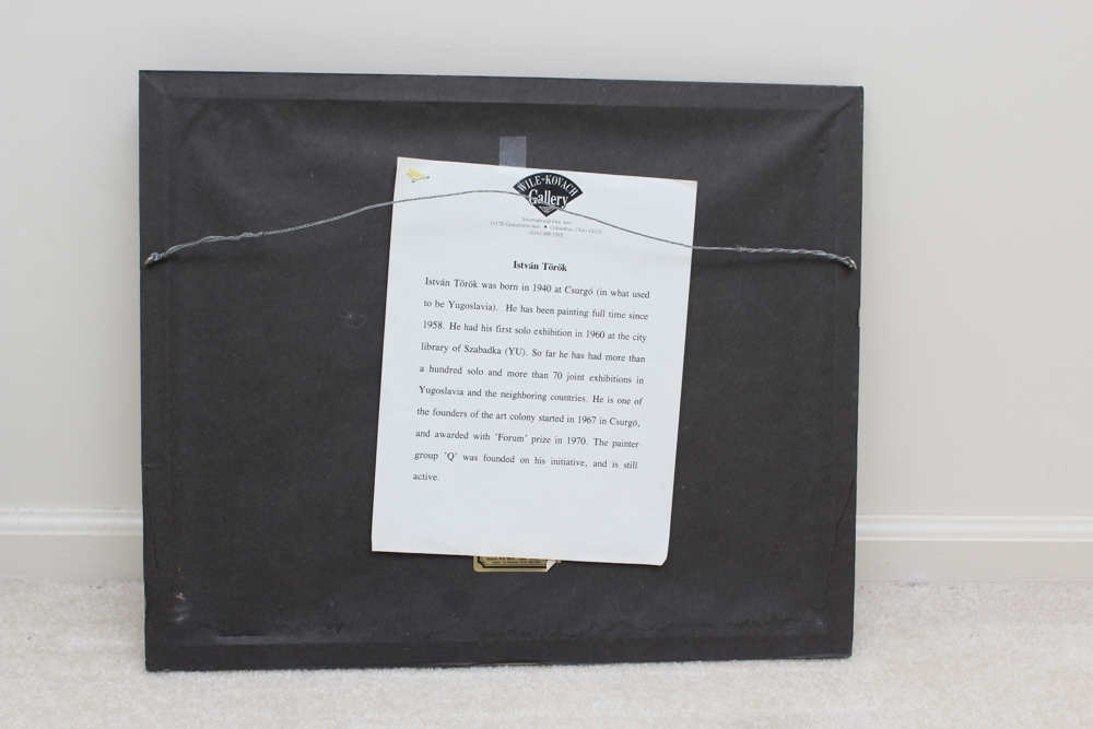 Istvan Torok Pastel Landscape