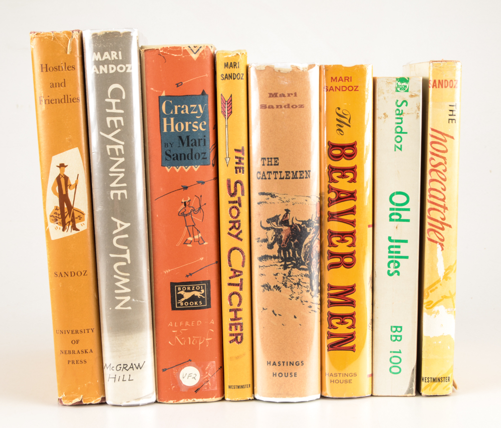 Group of Signed Mari Sandoz Books