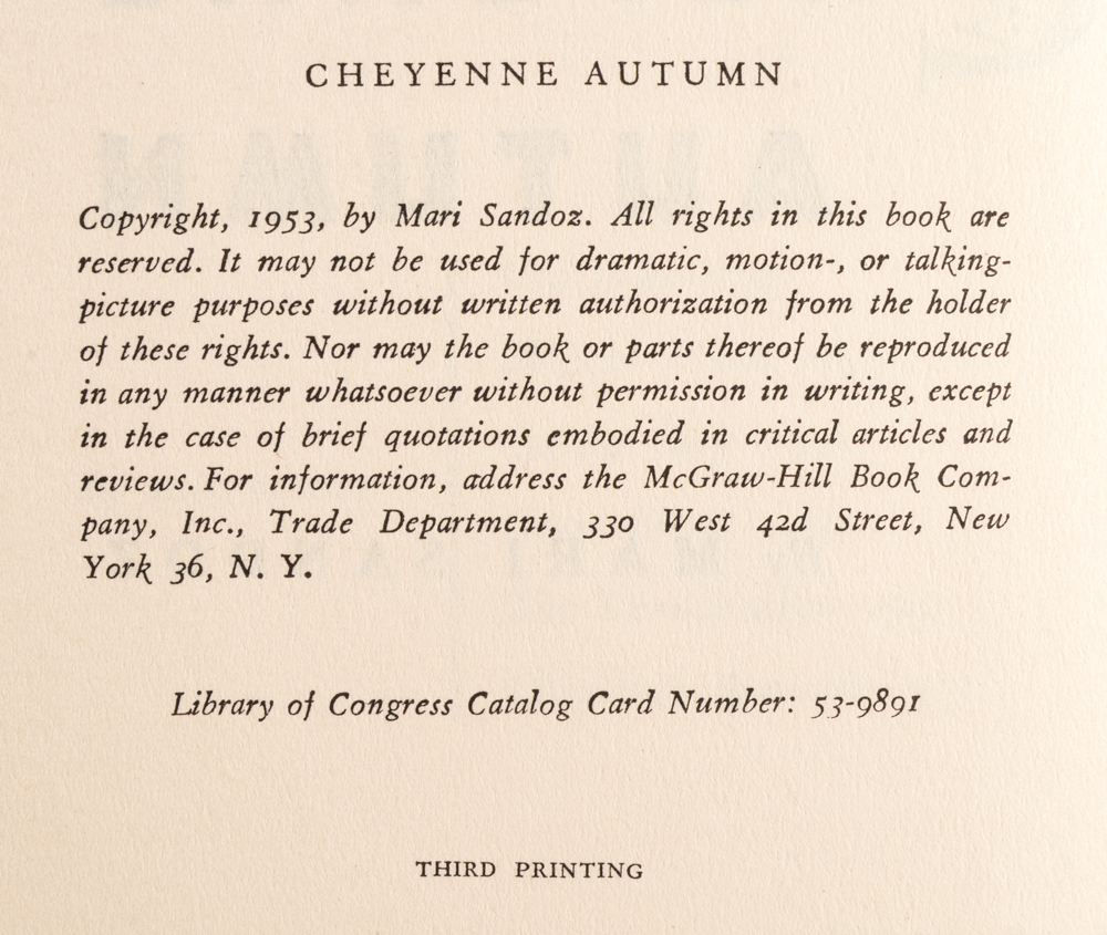 Group of Signed Mari Sandoz Books