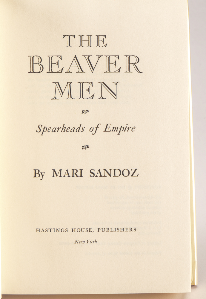 Group of Signed Mari Sandoz Books