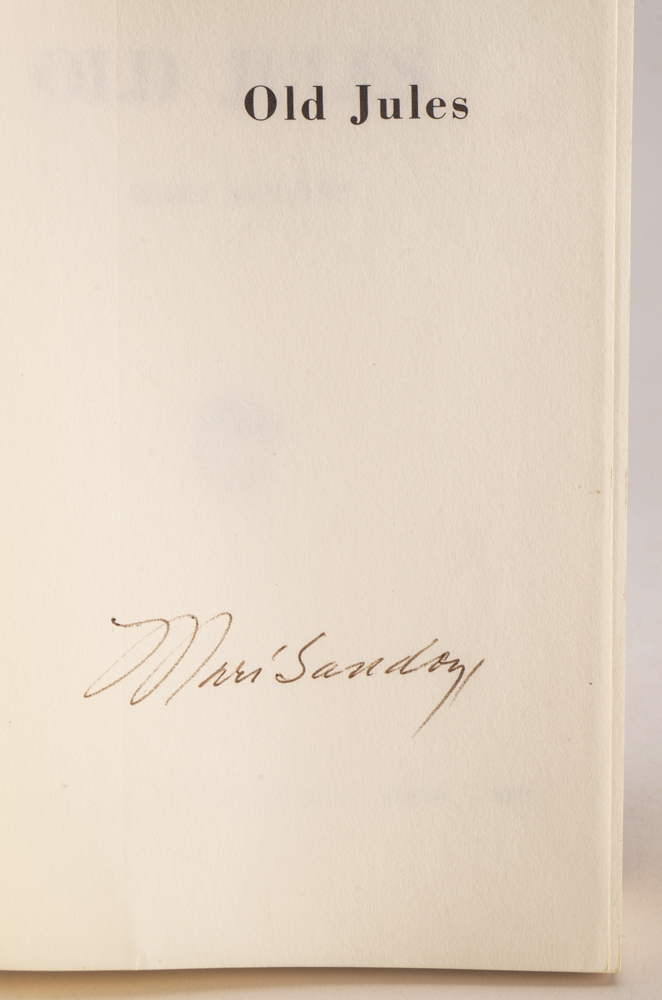 Group of Signed Mari Sandoz Books