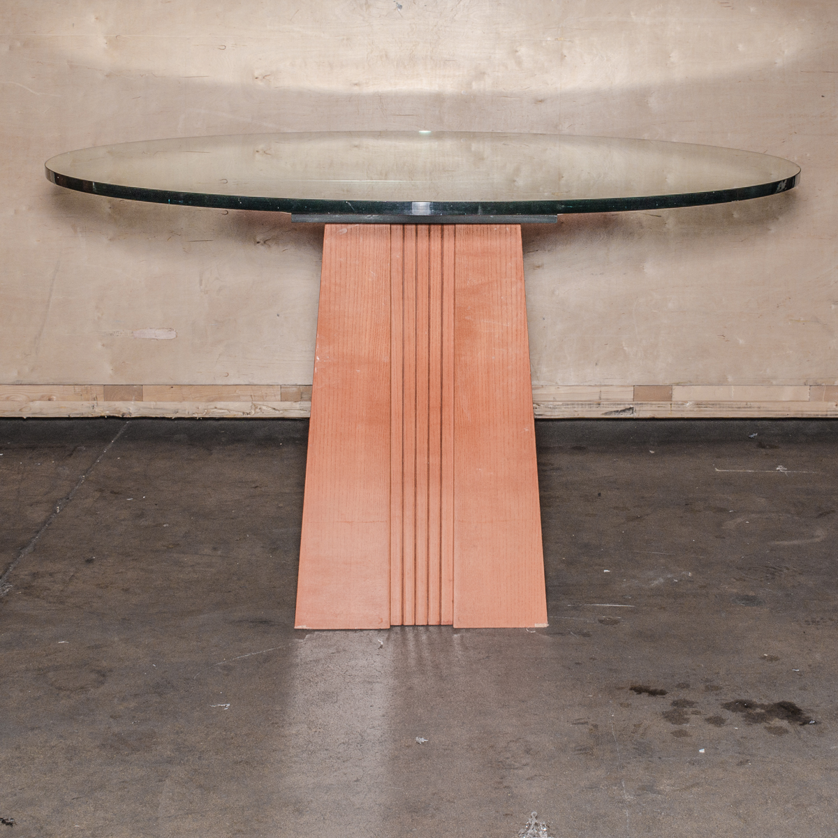 Modern Glass Top Side Table