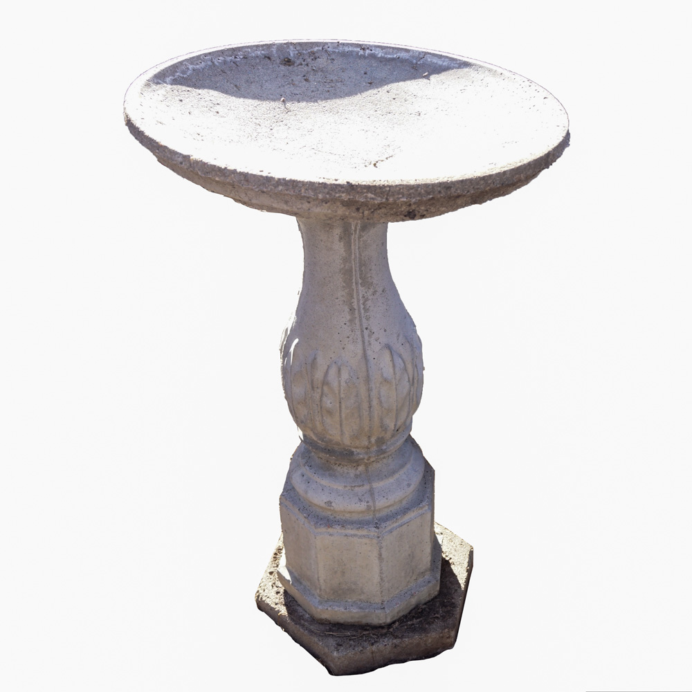 Concrete Bird Bath