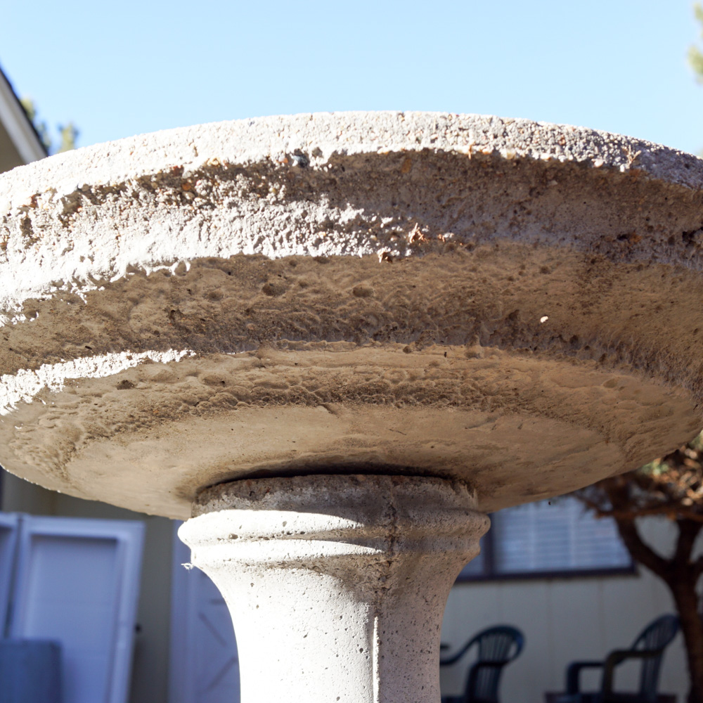 Concrete Bird Bath