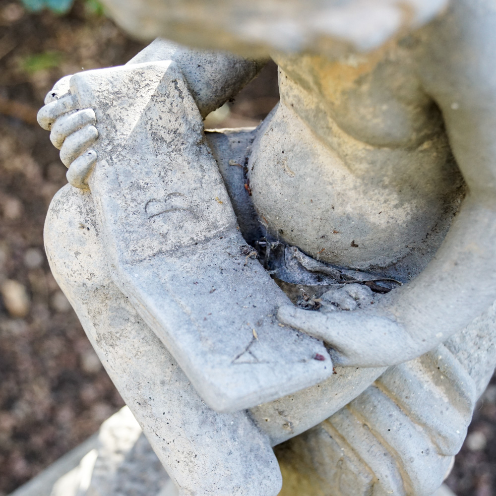 Cement Garden Sculpture