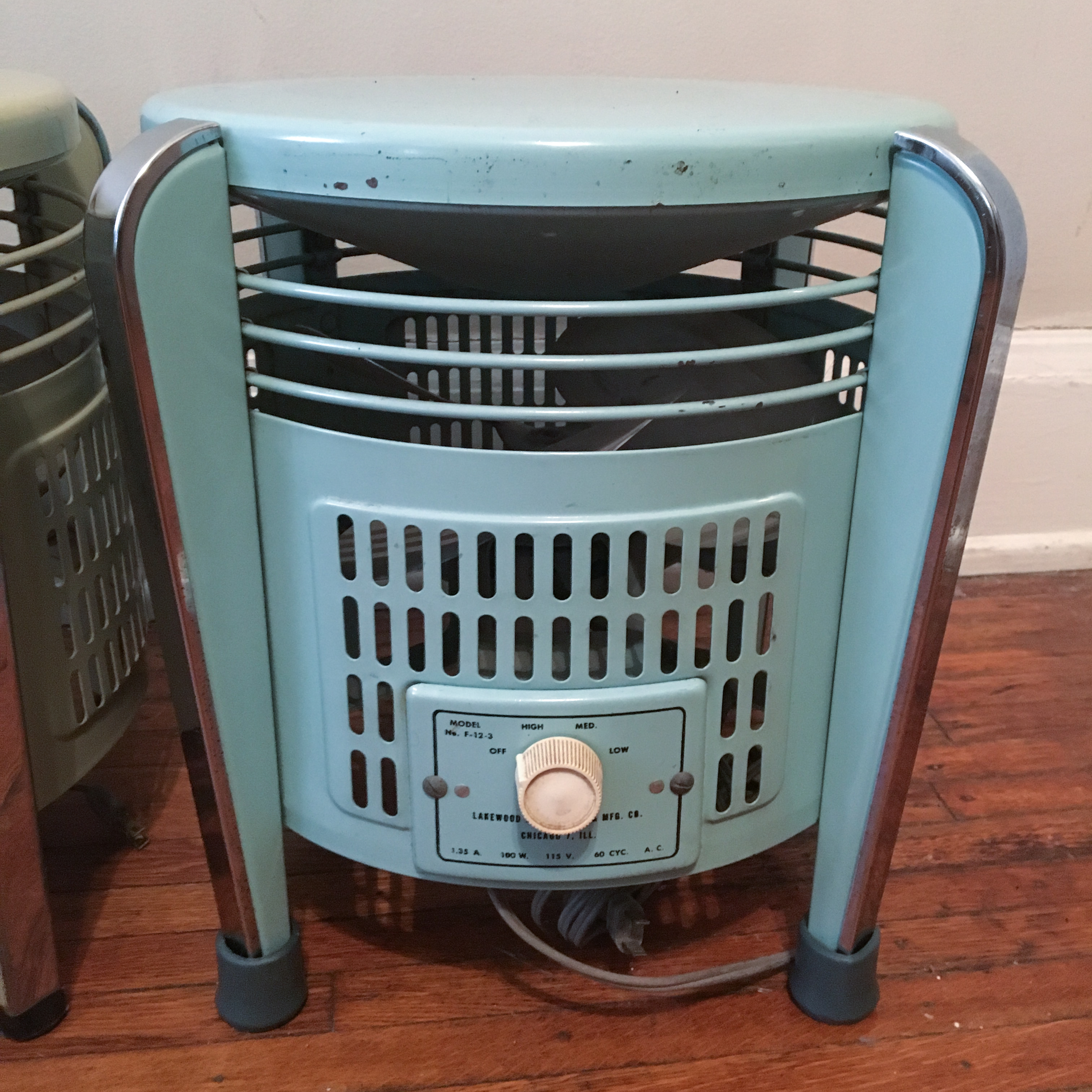 Vintage Lakewood Engineering Hassock Fans