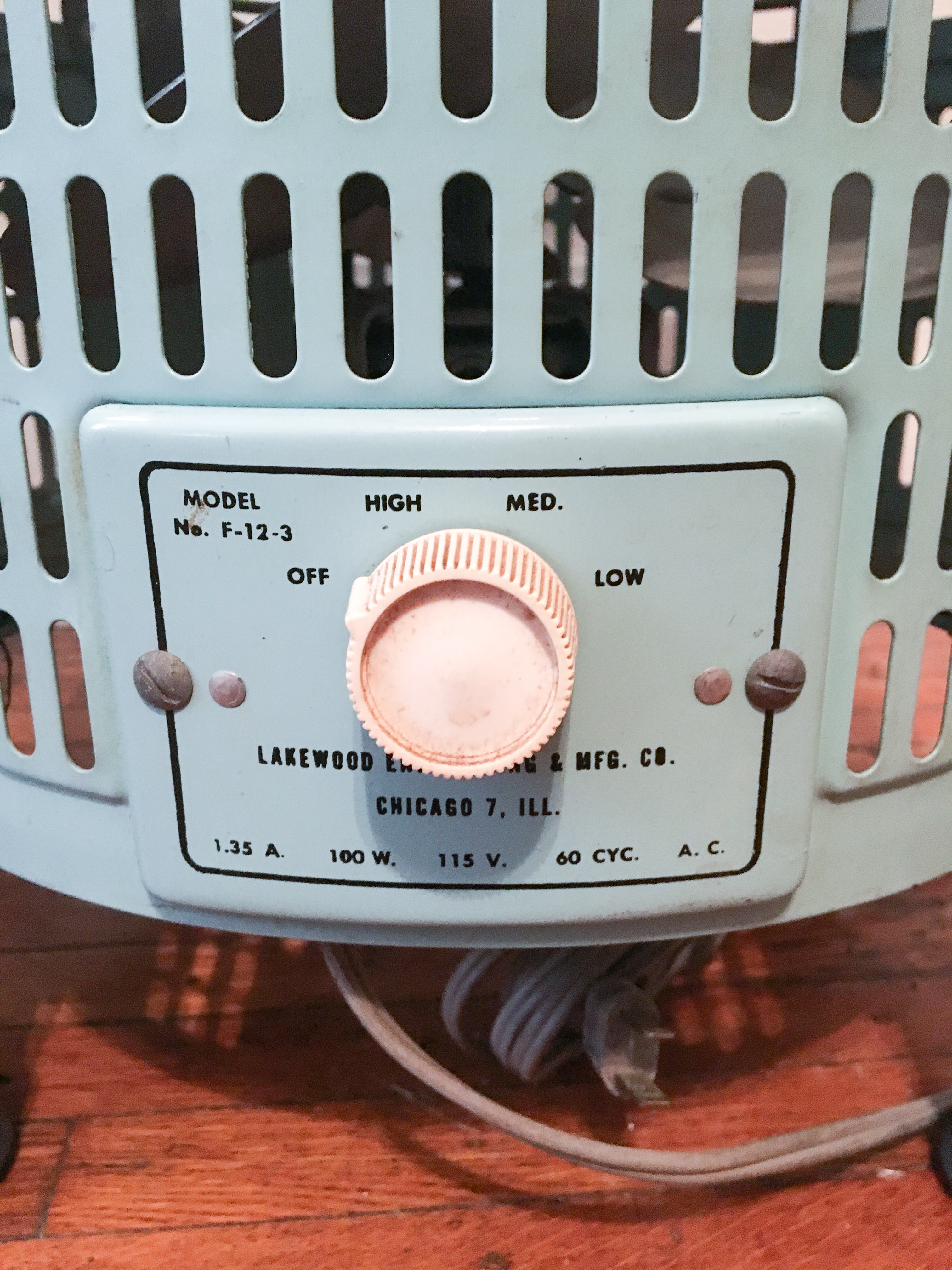 Vintage Lakewood Engineering Hassock Fans