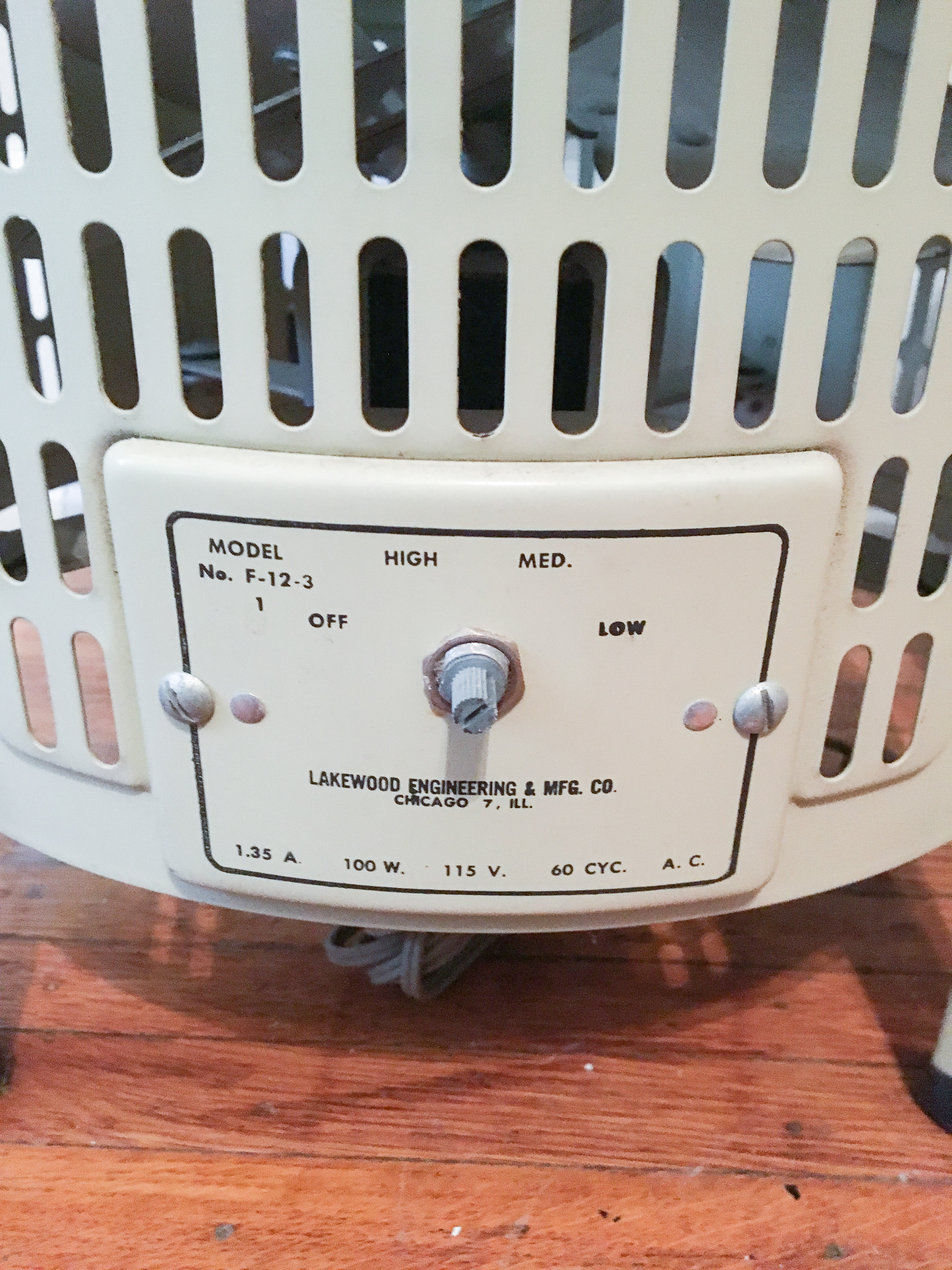 Vintage Lakewood Engineering Hassock Fans