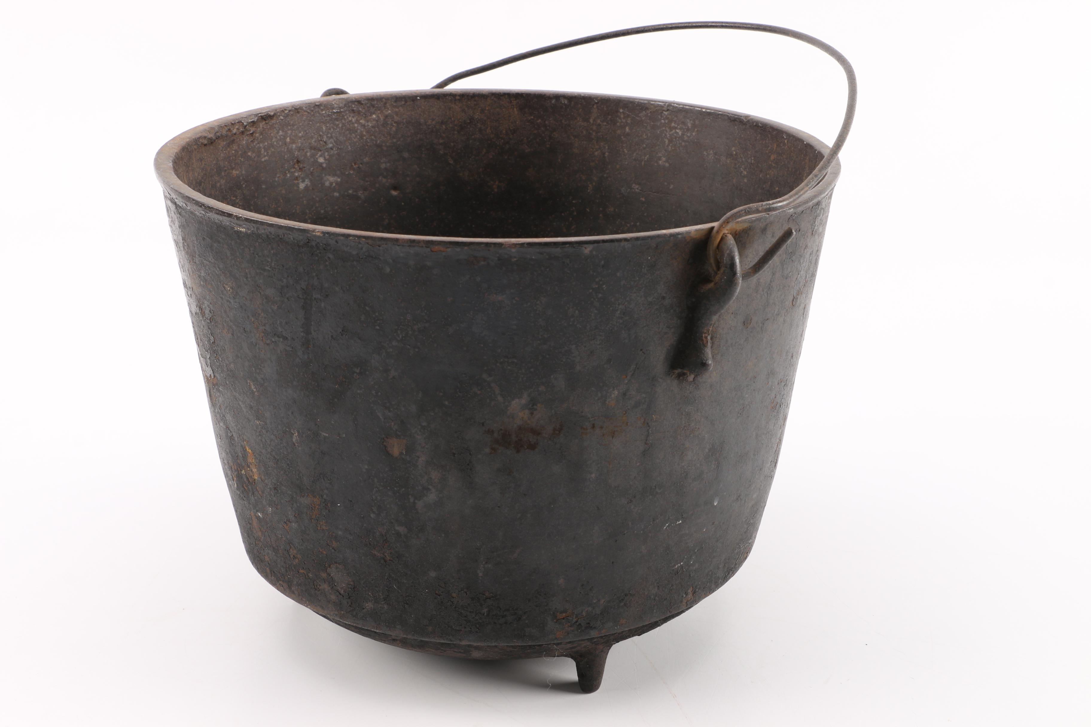 Cast Iron Footed Pot