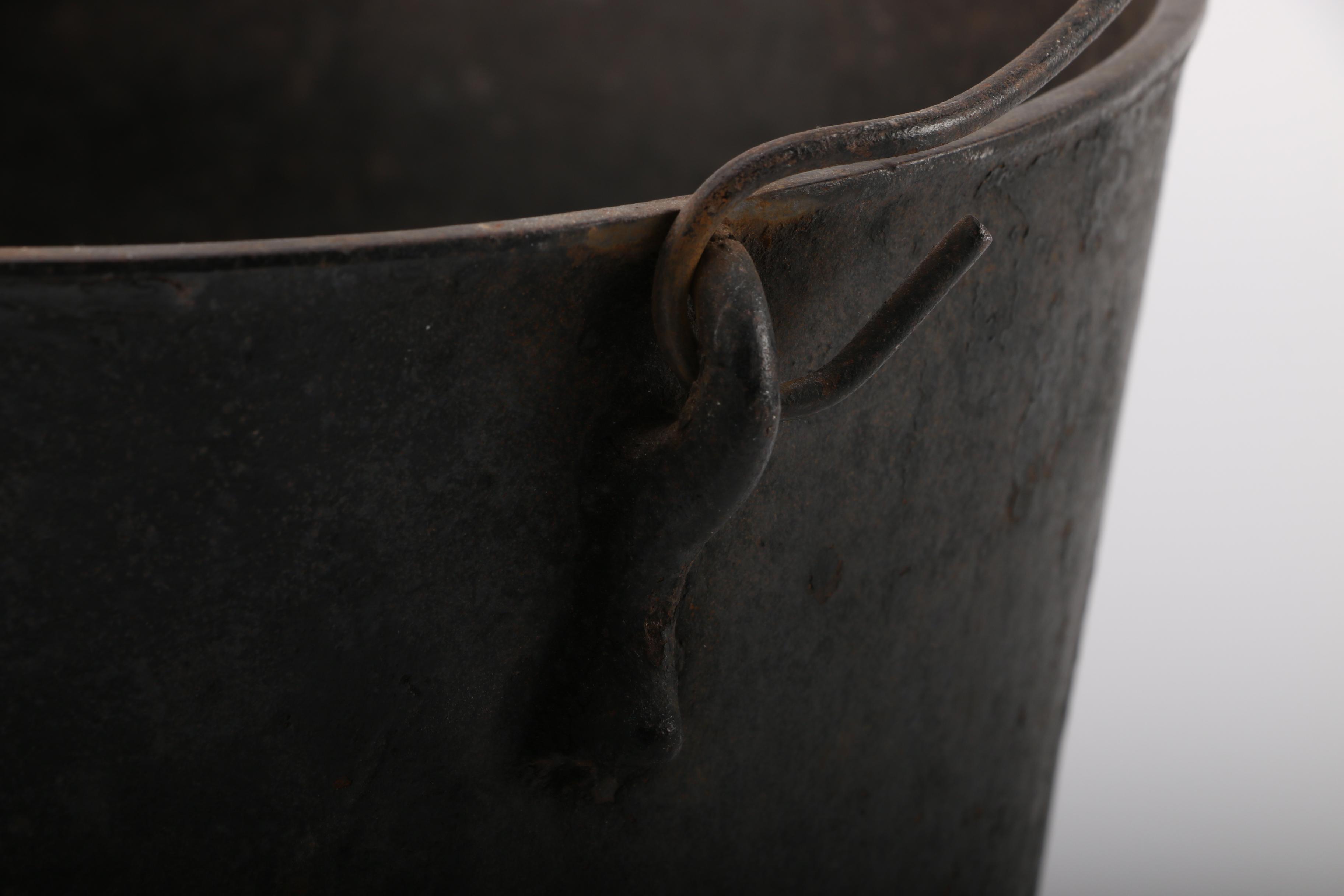 Cast Iron Footed Pot