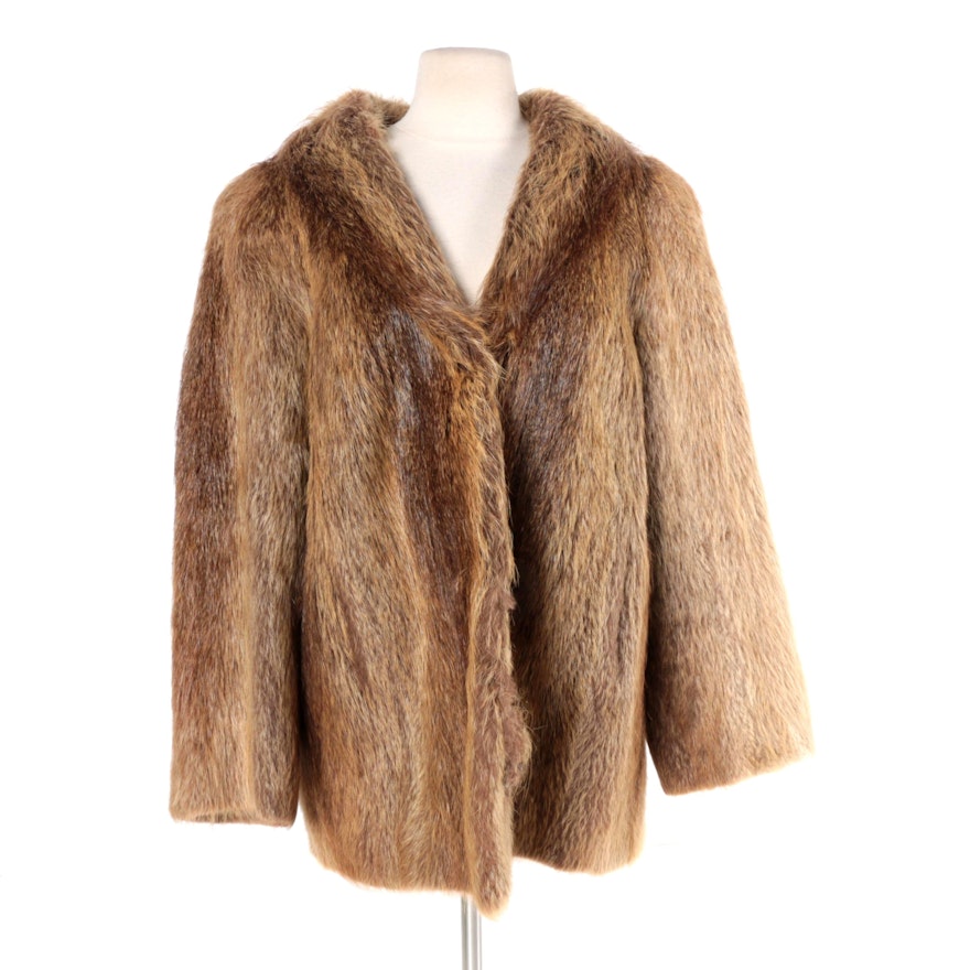 Women's Nutria Fur Coat