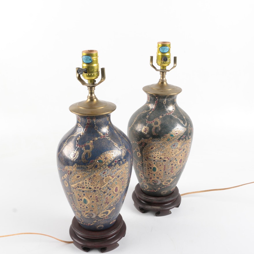 Pair of Ceramic Table lamps