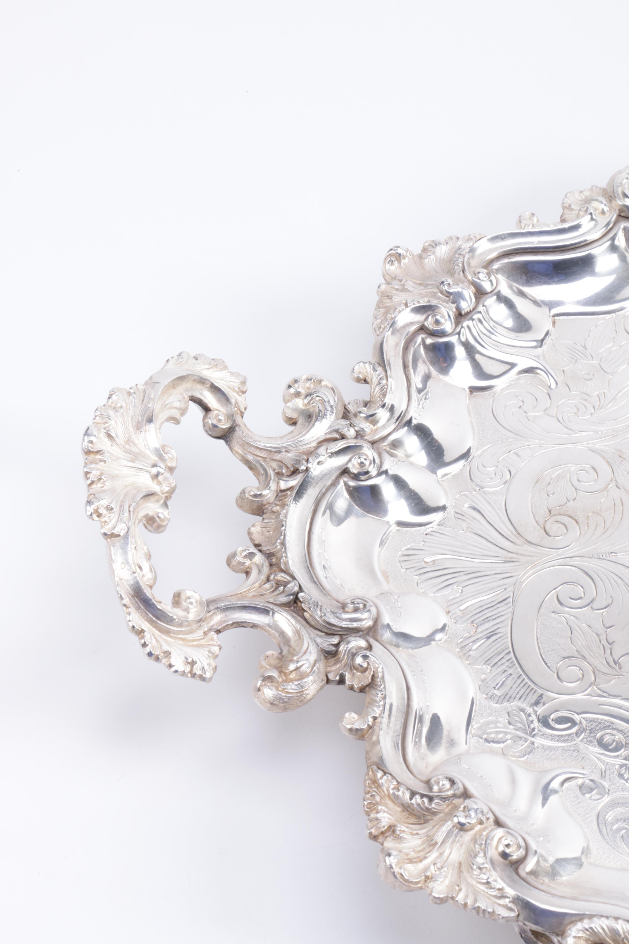 Friedman Silver Co. Covered Dish and Other Silver Plate and Pewter Serveware