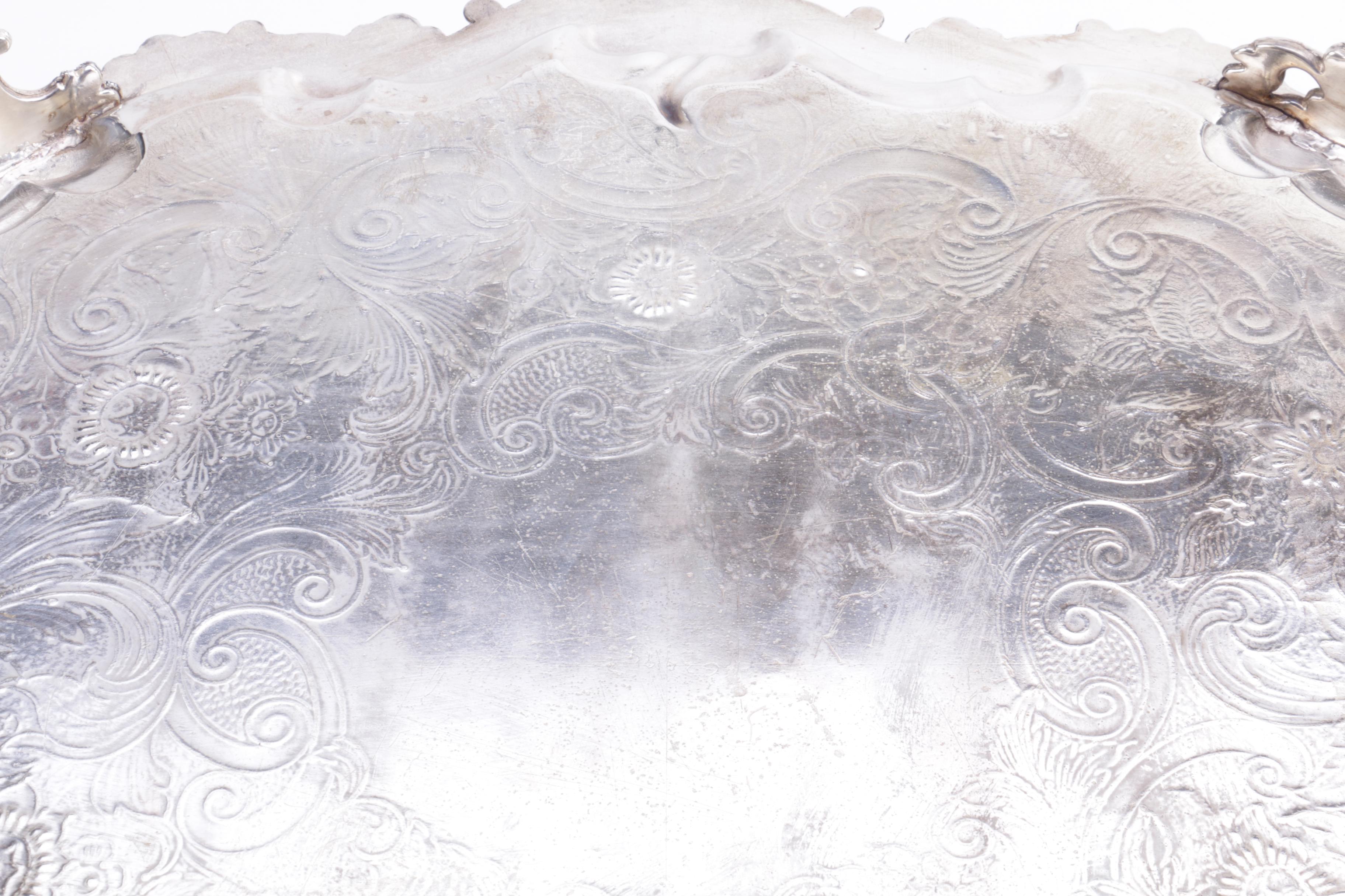 Friedman Silver Co. Covered Dish and Other Silver Plate and Pewter Serveware