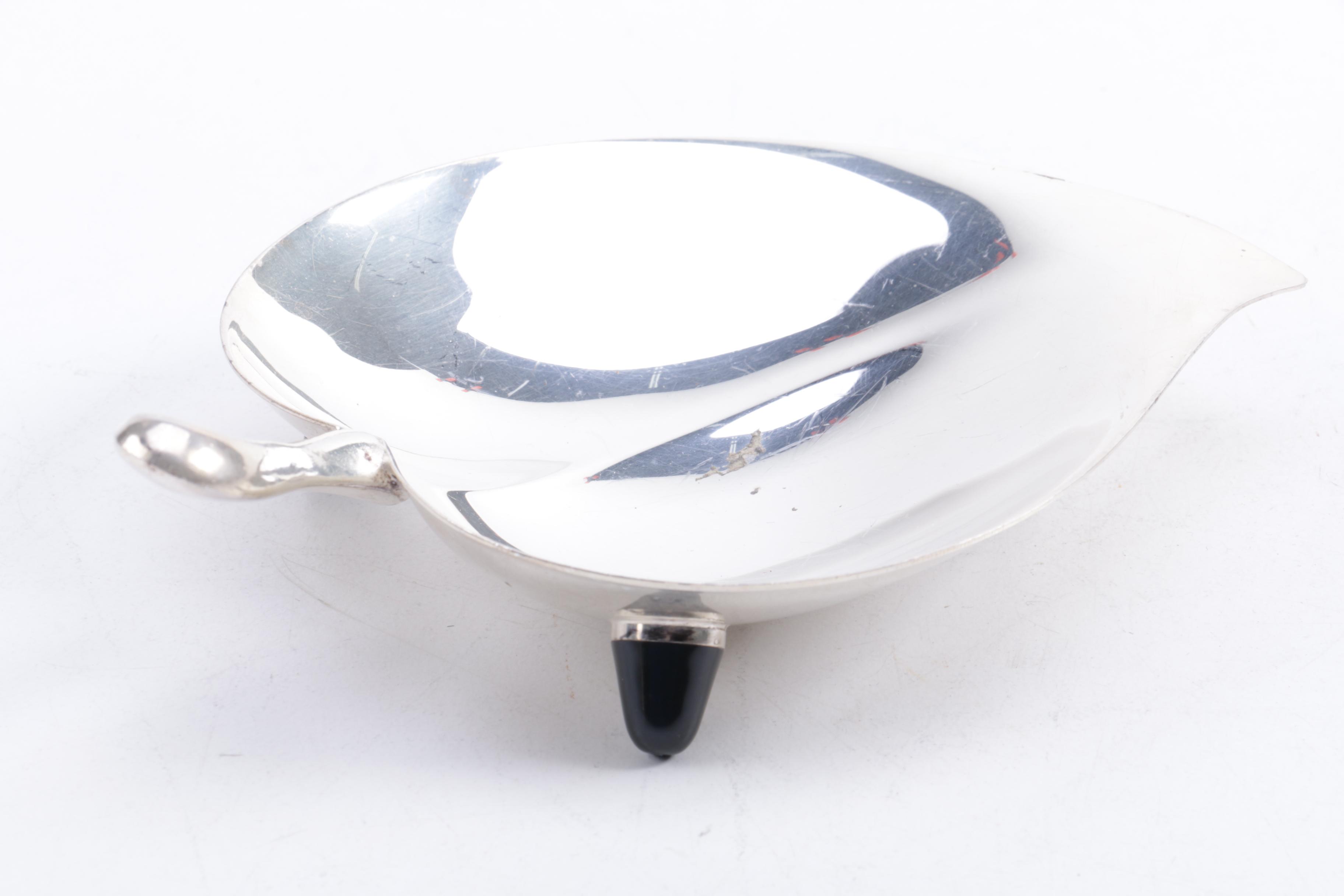 Friedman Silver Co. Covered Dish and Other Silver Plate and Pewter Serveware