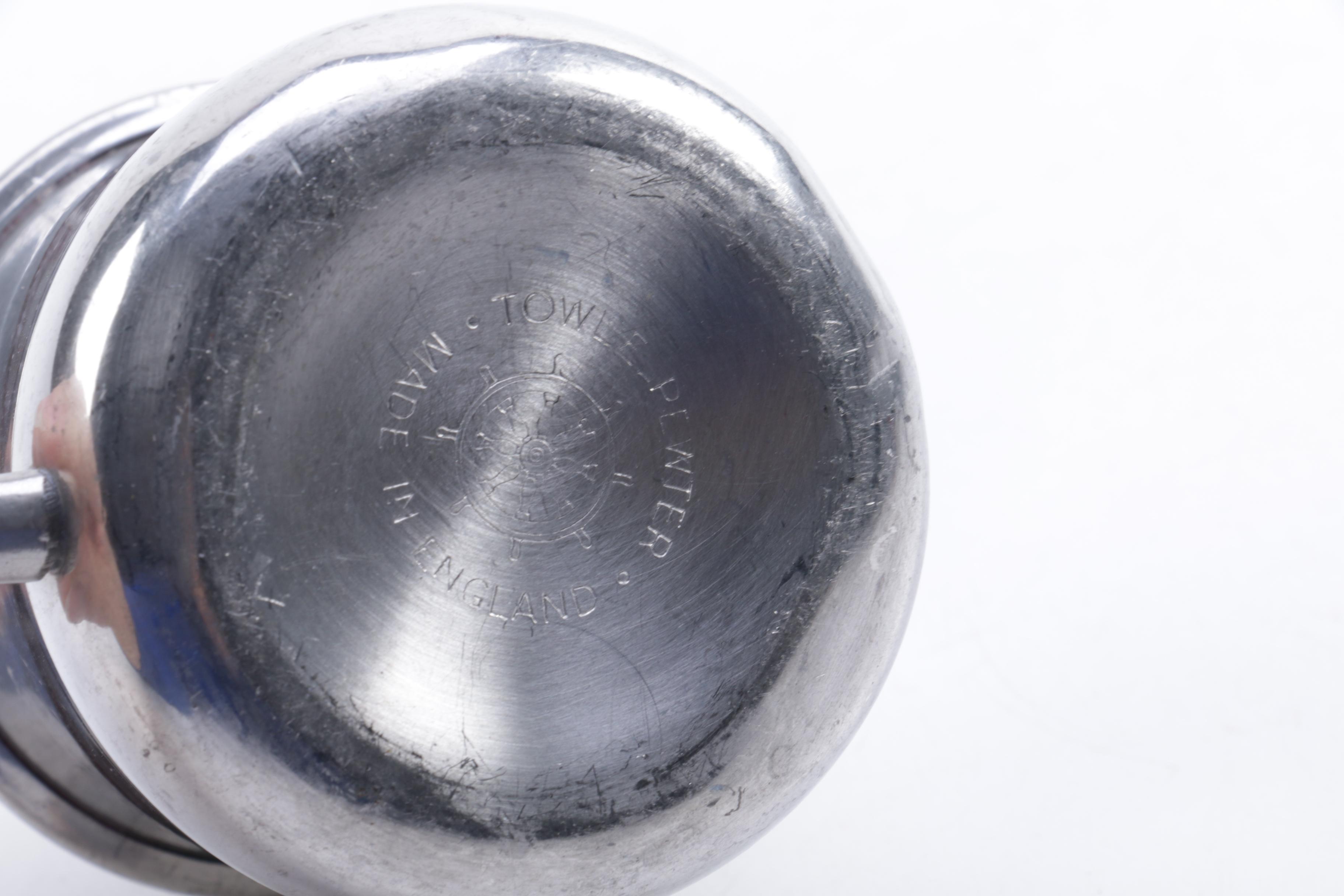 Friedman Silver Co. Covered Dish and Other Silver Plate and Pewter Serveware