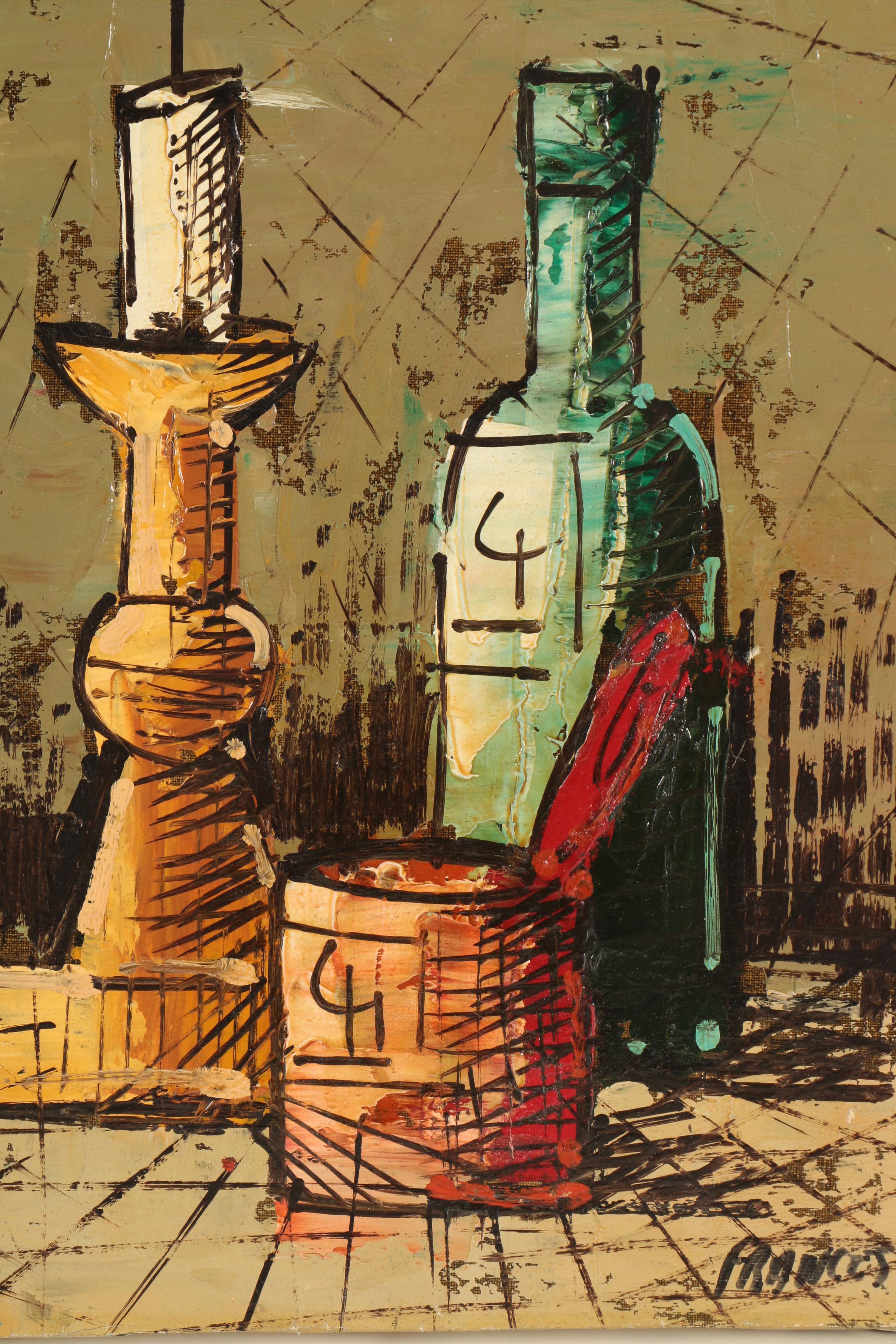 Frances and Delmar Still Life Oil Paintings on Canvas