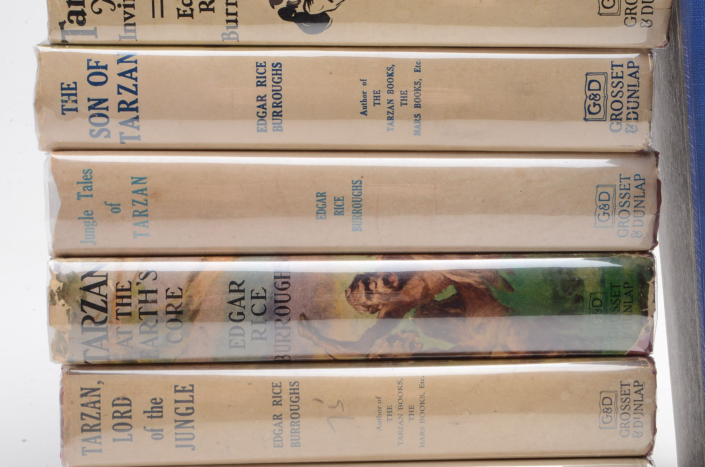 Group of Edgar Rice Burroughs Tarzan Novels