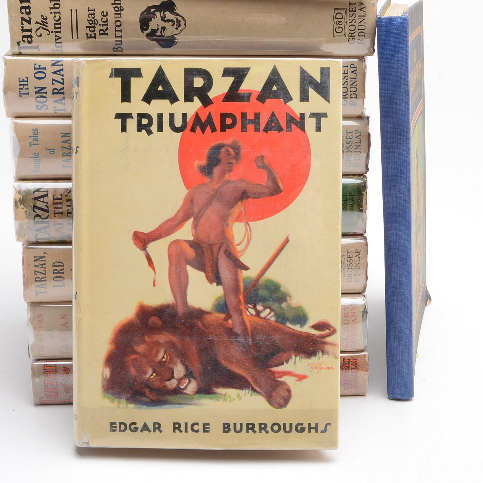 Group of Edgar Rice Burroughs Tarzan Novels