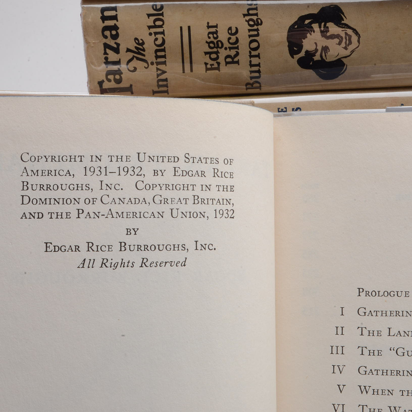 Group of Edgar Rice Burroughs Tarzan Novels