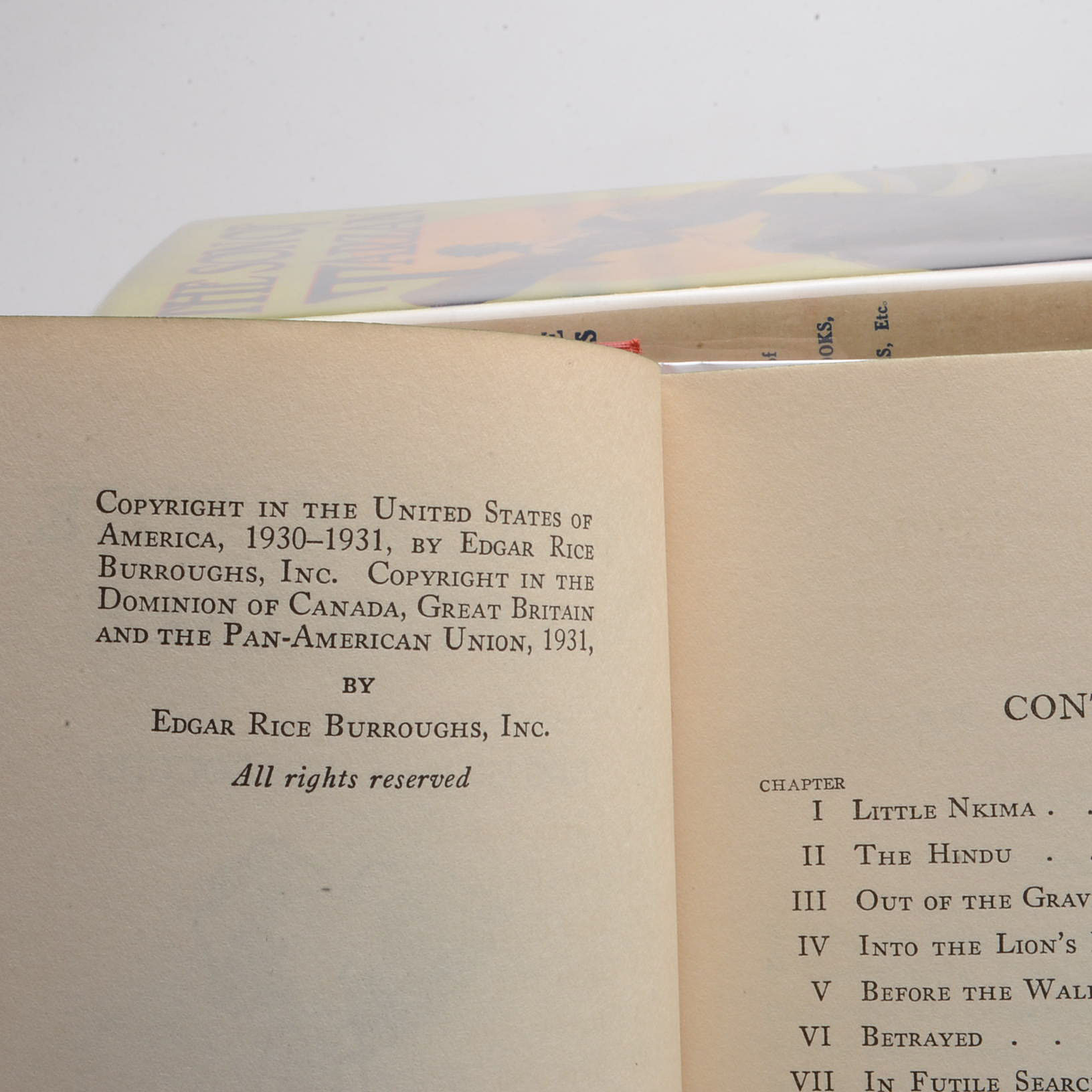 Group of Edgar Rice Burroughs Tarzan Novels