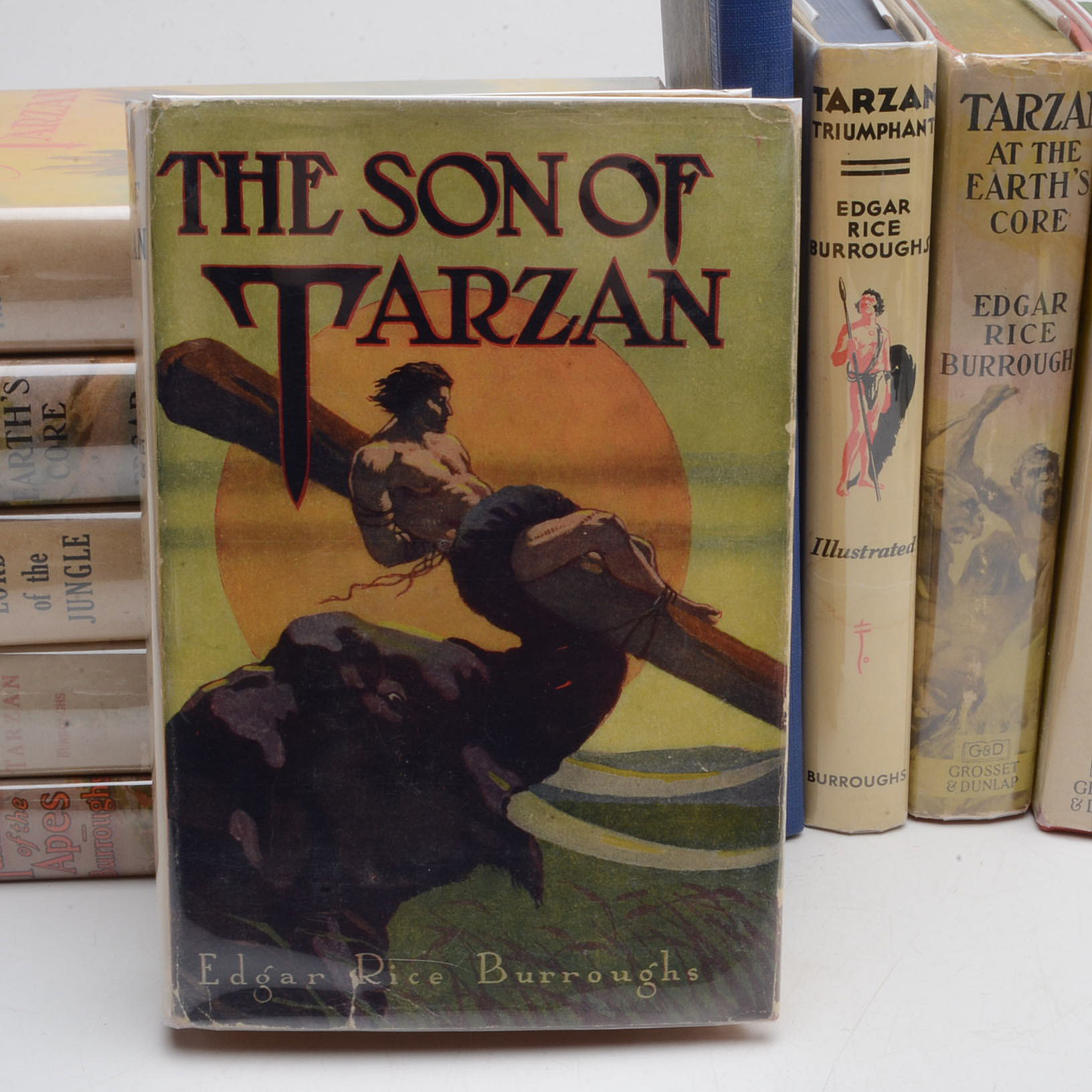Group of Edgar Rice Burroughs Tarzan Novels
