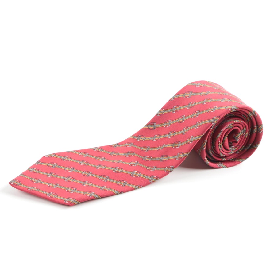 Hermès Silk Necktie