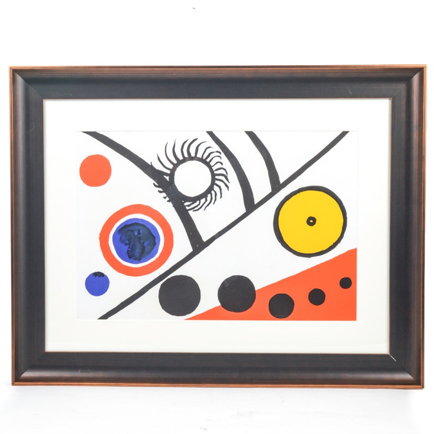 Alexander Calder Lithograph From Derrier Le Miroir