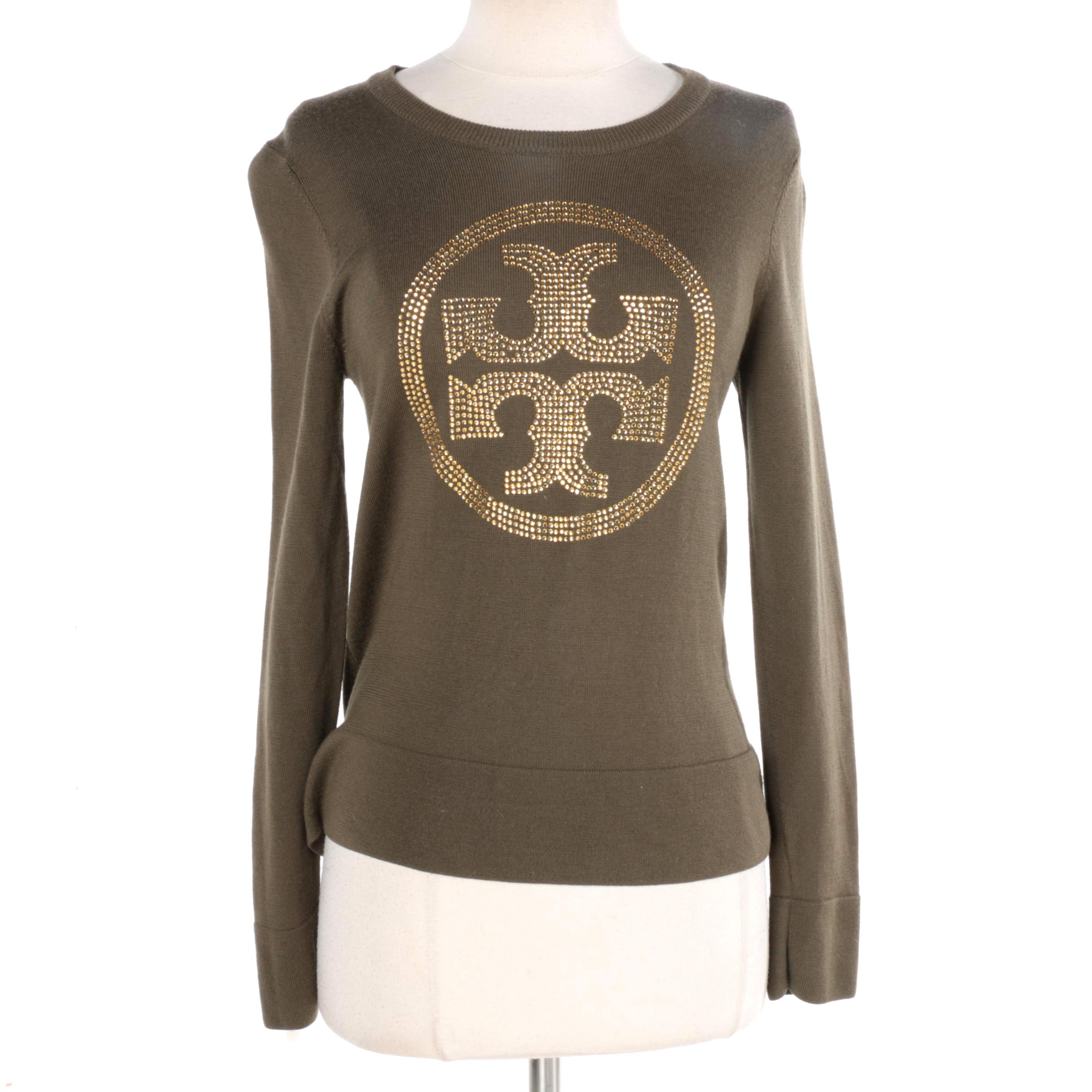 Women's Tory Burch Logo Sweater