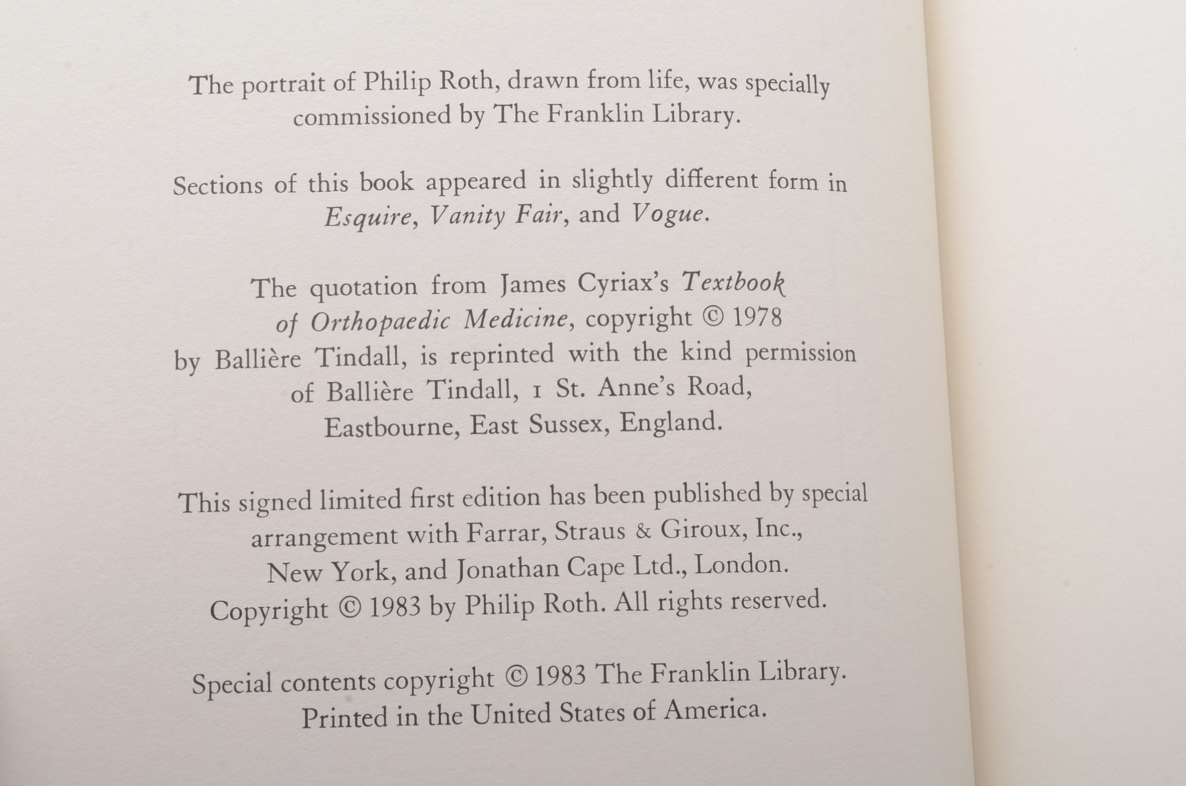 Signed Classic Literature including Vidal, Roth, and Paton