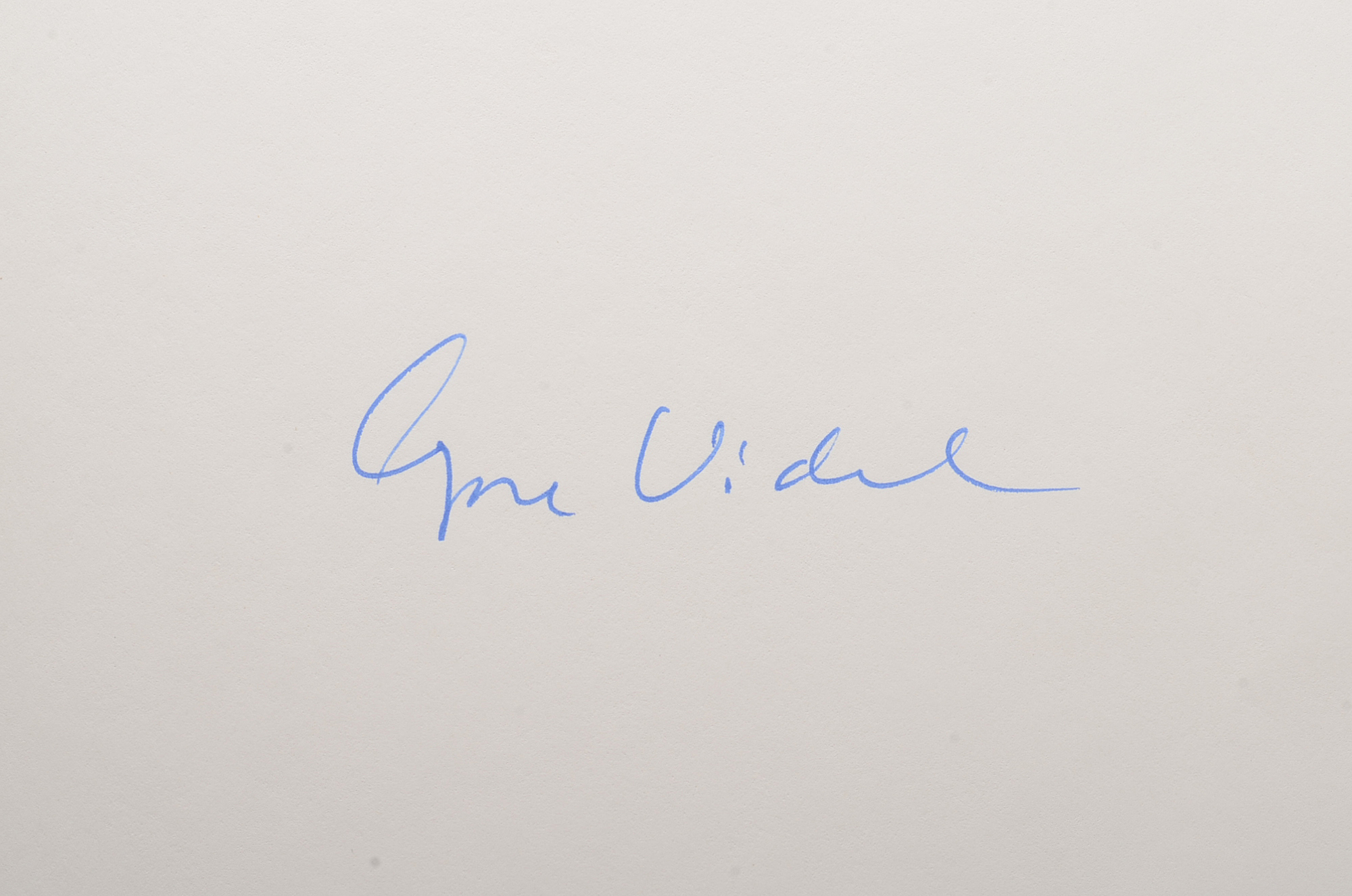 Signed Classic Literature including Vidal, Roth, and Paton