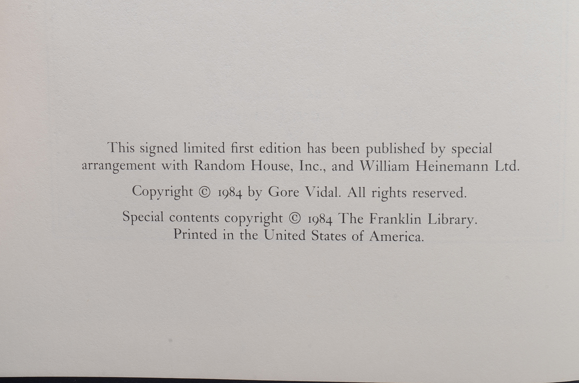 Signed Classic Literature including Vidal, Roth, and Paton